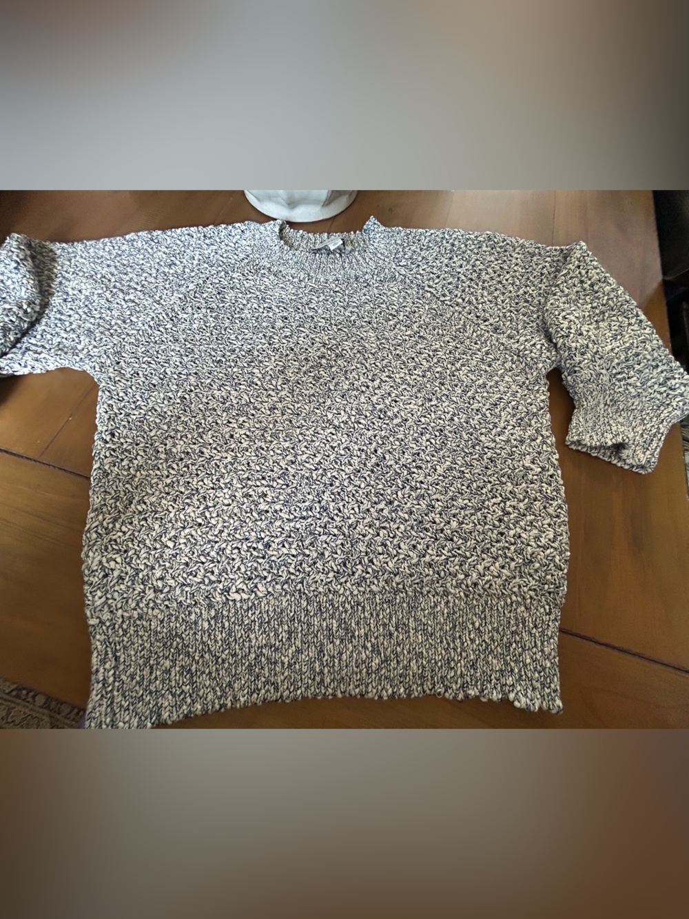 NWOT Unsubscribed Premiem 100% Cotton Marled Crewneck Sweater